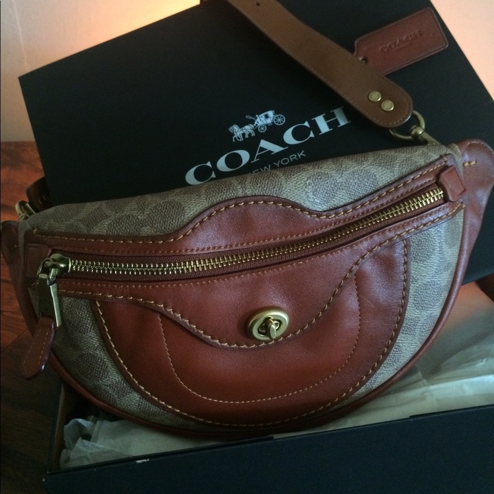 BRAND NEW - AUTHENTIC COACH LEATHER